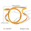 Wholesale Geometric Stainless Steel Electroplated Bracelet For Women Highend Jewelry