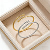 Wholesale Geometric Stainless Steel Electroplated Bracelet Light Luxury High End Feel Ins Style Vintage Jewelry