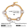 Wholesale Geometric Stainless Steel Electroplated Bracelets For Women