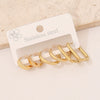 Wholesale Geometric Stainless Steel Electroplated Earrings For Women