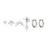 Wholesale Geometric Stainless Steel Electroplated Earrings For Women