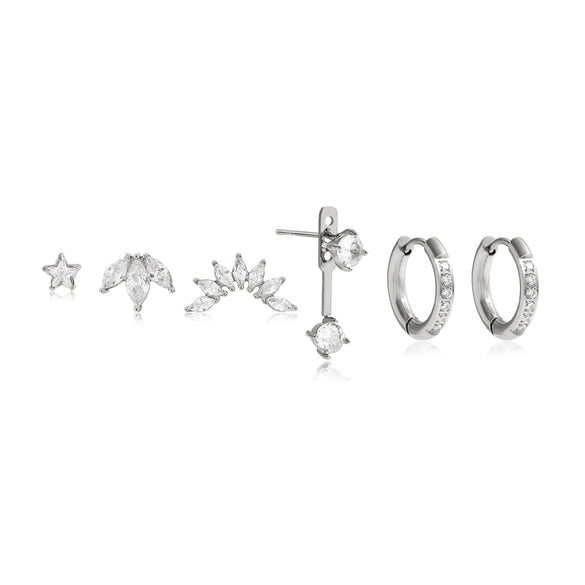 Wholesale Geometric Stainless Steel Electroplated Earrings For Women
