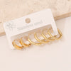Wholesale Geometric Stainless Steel Electroplated Earrings For Women