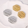 Wholesale Geometric Stainless Steel Electroplated Earrings For Women