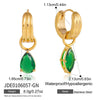 Wholesale Geometric Stainless Steel Electroplated Earrings For Women