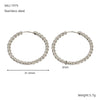 Wholesale Geometric Stainless Steel Electroplated Earrings For Women