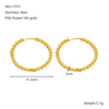 Wholesale Geometric Stainless Steel Electroplated Earrings For Women