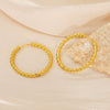 Wholesale Geometric Stainless Steel Electroplated Earrings For Women