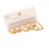 Wholesale Geometric Stainless Steel Electroplated Earrings For Women