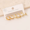 Wholesale Geometric Stainless Steel Electroplated Earrings For Women
