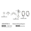 Wholesale Geometric Stainless Steel Electroplated Earrings For Women