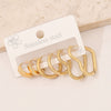 Wholesale Geometric Stainless Steel Electroplated Earrings For Women