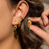 Wholesale Geometric Stainless Steel Electroplated Earrings For Women