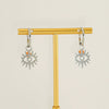 Wholesale Geometric Stainless Steel Electroplated Earrings Unisex Niche Style