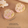 Wholesale Geometric Stainless Steel Electroplated Epoxy Shell Oil Drop Conch Starfish Earrings For Women