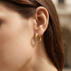 Wholesale Geometric 316 Stainless Steel Electroplated Hoop Earrings Unisex Original Design