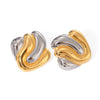 Wholesale Geometric Stainless Steel Electroplated Irregular Concaveconvex Women's Earrings