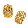 Wholesale Geometric Stainless Steel Electroplated Jewelry Set For Women Necklaces And Earrings