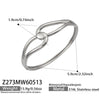 Wholesale Geometric Stainless Steel Electroplated 18K Gold Heart Chain Bracelets Jewelry Accessories