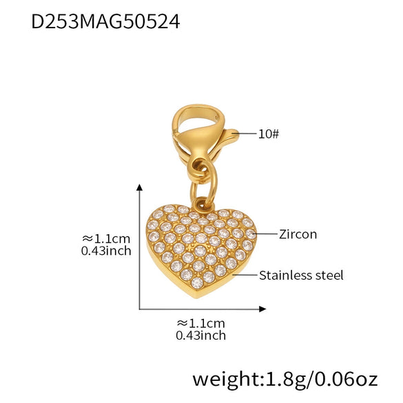 Wholesale Geometric Stainless Steel Electroplated 18K Real Gold 5A Zircon Diy Bracelet Anklet Jewelry For Women