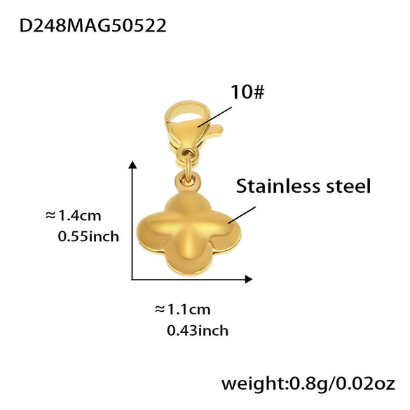 Wholesale Geometric Stainless Steel Electroplated 18K Real Gold 5A Zircon Diy Bracelet Anklet Jewelry For Women