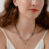 Wholesale Geometric Stainless Steel Electroplated Pendant Necklace For Women