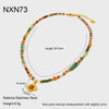 Wholesale Geometric Stainless Steel Electroplated Pendant Necklace For Women