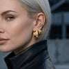 Wholesale Geometric Stainless Steel Electroplated Women's Earrings