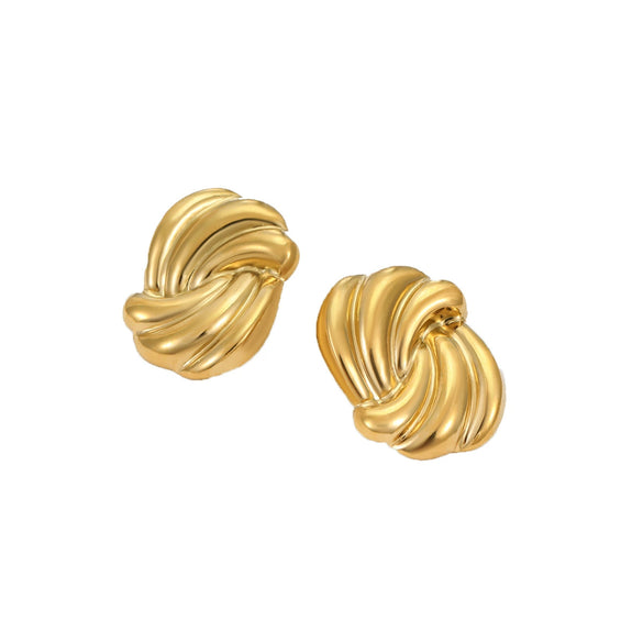Wholesale Geometric Stainless Steel Electroplated Women's Earrings