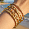 Wholesale Geometric Stainless Steel Electroplated Zirconinlaid Women's Bracelet