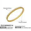 Wholesale Geometric Stainless Steel Electroplated Zirconinlaid Women's Bracelet