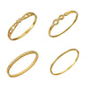 Wholesale Geometric Stainless Steel Electroplated Zirconinlaid Women's Bracelet