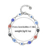 Wholesale Geometric Stainless Steel Electroplating Devil's Eye Joker Unisex Bracelet Jewelry Accessories
