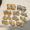 Wholesale Geometric Stainless Steel Jewelry With Gold And Silver Color Matching And Electroplating Design
