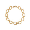 Wholesale Geometric Stainless Steel 18K Electroplated Hiphop Punk Bracelet For Men And Women