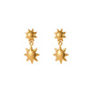 Wholesale Geometric Stainless Steel 18K Gold Electroplated Women's Earrings