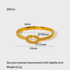 Wholesale Geometric Stainless Steel 18K Gold Plated Diamond Love Bracelet For Women
