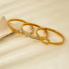 Wholesale Geometric Stainless Steel 18K Gold Plated Diamond Love Bracelet For Women