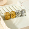 Wholesale Geometric Stainless Steel 18K Gold Plated Earrings For Women