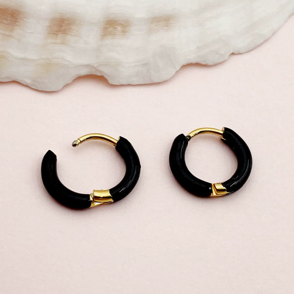 Wholesale Geometric Stainless Steel 14K Gold Plated Earrings For Women