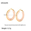 Wholesale Geometric Stainless Steel 18K Gold Plated Earrings For Women