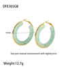 Wholesale Geometric Stainless Steel 18K Gold Plated Earrings For Women
