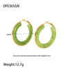 Wholesale Geometric Stainless Steel 18K Gold Plated Earrings For Women