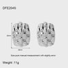 Wholesale Geometric Stainless Steel 18K Gold Plated Earrings For Women
