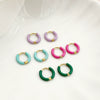 Wholesale Geometric Stainless Steel 14K Gold Plated Earrings For Women