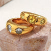 Wholesale Geometric Stainless Steel 18K Gold Plated Ring Bracelet