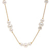 Wholesale Geometric Stainless Steel 18K Plated Light Luxury Pendant Necklace For Women