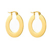 Wholesale Geometric Stainless Steel Metal Earrings With Electroplating For Women Fashionable And Simple Style
