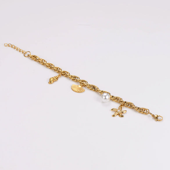 Wholesale Geometric Stainless Steel Polish Bracelet For Men