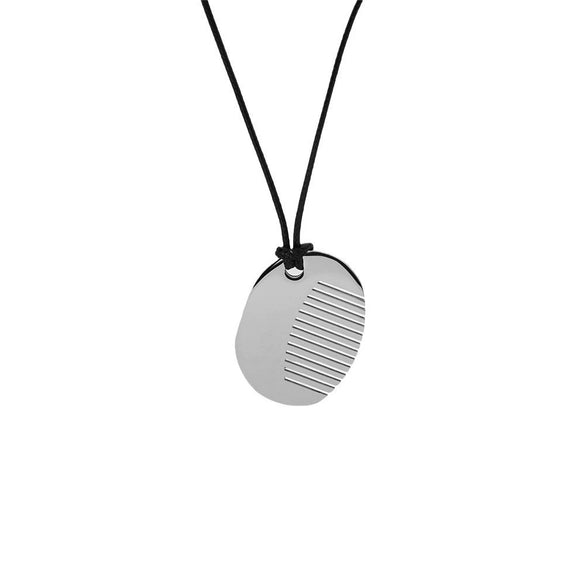 Wholesale Geometric Stainless Steel Polished Comb Pendant Necklace For Women